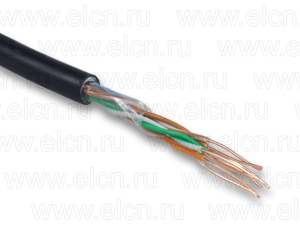 UTP-P-5е 4х2х24 AWG Eltros  cca (в п/э) внешний